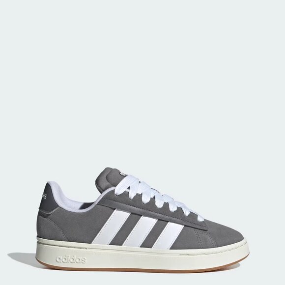 NWT Adidas Men's Grand Court Alpha 'Grey White Gum' Shoes JR0542 - Picture 1 of 10